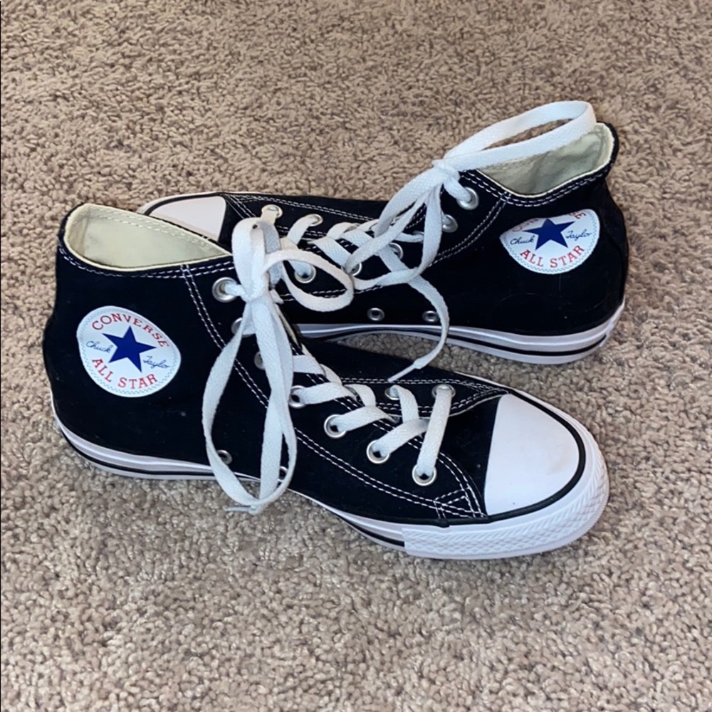 COPY - Brand new Black high top converse !